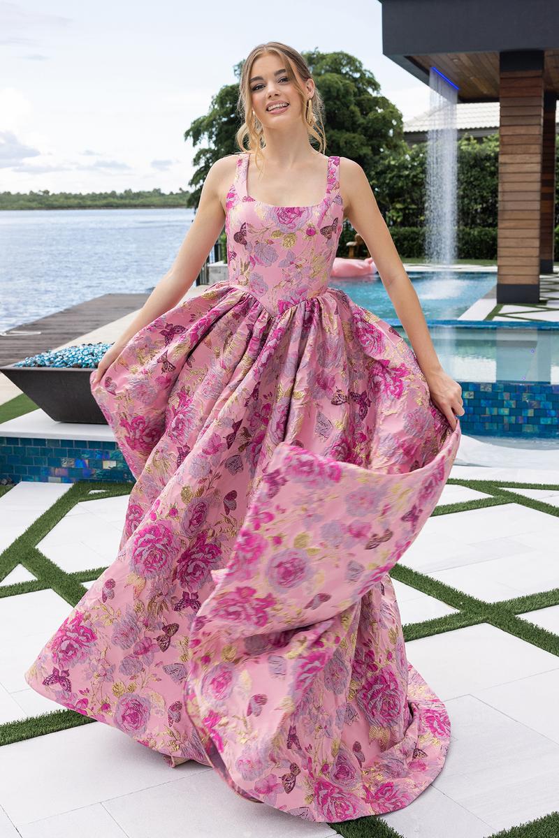 Fuchsia/Gold